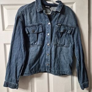 DKNY Classic Blue Jean Jacket